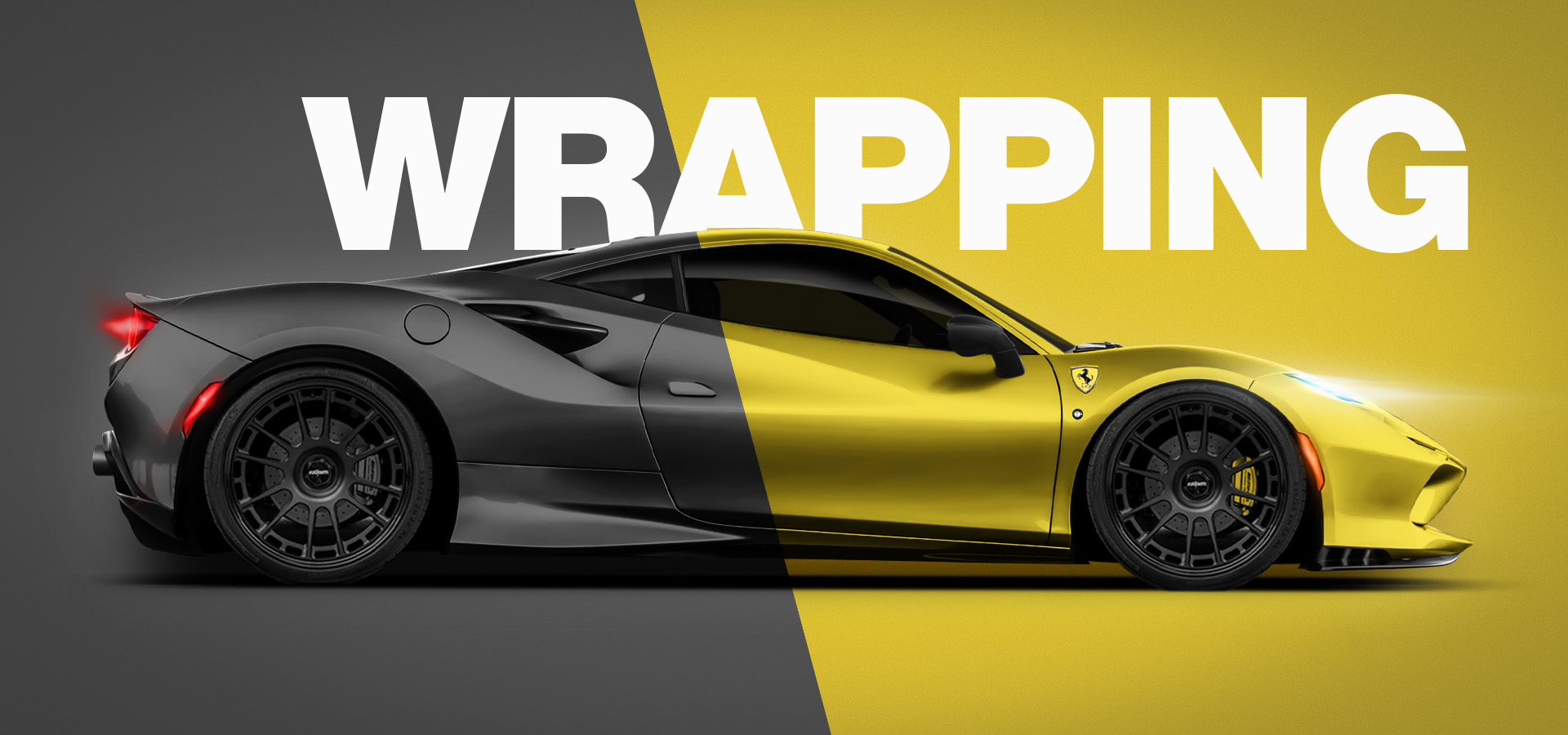 Car Wrapping services at sparklers detailing hub noida